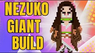 Minecraft Nezuko Statue ⚡ Demon Slayer Build Showcase