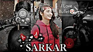 SARKAR FT CLASSIC 350 EDIT🔥। Bullet WhatsApp Status। Classic 350 Status। Sarkar Song Status
