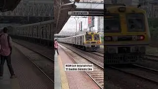 Csmt-Ambarnath Fast Local At Nahur Railway Station 🚂 #indianrailways #localtrains #centralrailways