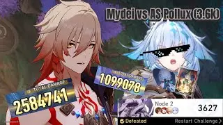 Mydei-Cerydra vs AS Pollux (3.6k) | Apocalyptic Shadow 3.6 | HONKAI: STAR RAIL