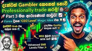 M SNR Trading Concept &ndash; Part 3 | Liquidity, ALGO, MSS & QM Rangers Entry 🇱🇰📈 #sinhala