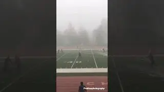 Cricket on a foggy day! #cricket #fog #playingcricket #playing #winterplay