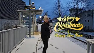 White Christmas From Traunstein to Munich Germany. M&uuml;nchen Christmas Market 2024. #germany #vlog