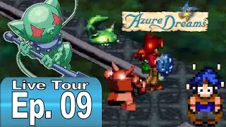 Powerful Tower Full of Training - Azure Dreams PS1 Live Tour Ep.09 | RPG Tour Guide