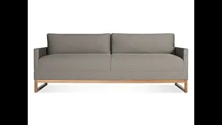 blu dot the diplomat sleeper sofa pebble