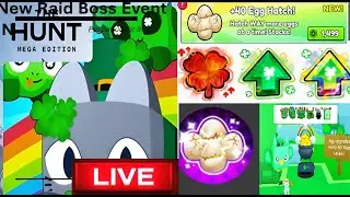 🔴[LIVE]  (Pet Simolator 99)   NEW St. Patrick's Day  Raid Boss Event Update Farmen