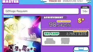 【maimai】QZKago Requiem  master14+ S+