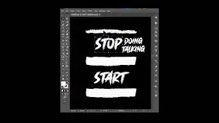 T-Shirt Design BRUSH  FONT  Typography START DOINT STOP TALKING #logo #illustrator #design