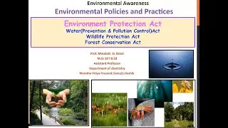 SYBScEnvironmental AwarenessUnit3:Environmental Policies[Wildlife & Forest Conservation Act]Lecture2