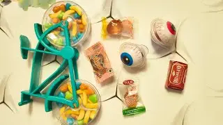 ASMR Popular Candies Unboxing - Rainbow Lollipops & Chocolate Eating 