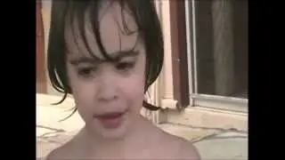 Fynn & Tory at the pool - Brook Lee, Miss Universe 1997