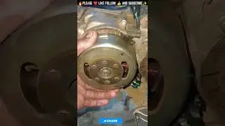 Honda 70 Magnet & Coil Problem &ndash; Ye Galti Bike Kharab Kar Deti Hai 😱🏍️#bikerepair #shorts