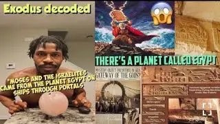 Rashad Jamal Decodes The Story Of Moses From The Bible (Cosmic   Information) Very Deep!