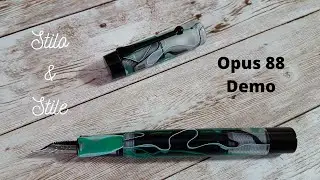 Opus 88 Demo Stilo & Stile - 1st Inking - Choosing a Green ink