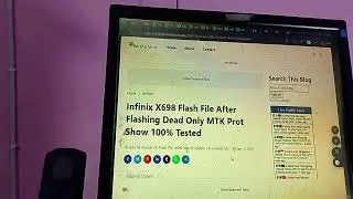 Infinix X670 Flash File After Flashing Dead Only MTK Prot Show 100% Tested