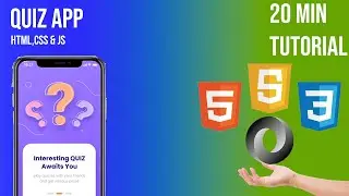 Quiz app tutorial using html css and js | CodeNest | No talking | HTML CSS JS