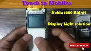 Nokia 1600 RM-64 Display light solution 100% Ok