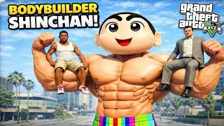 Shinchan Becomes Boss of Franklin & Michael 💪 | GTA 5 Mod Gameplay