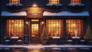 Warm Lamp Cafe ☕ Soft Vocal Background Music | Relax & Focus