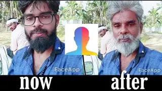 How to change your recent photo to old age | face app fun | face app totorial | dell tech tamil