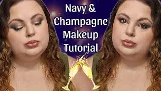 Navy & Champagne (Makeup Tutorial) #beauty #makeup #makeuptutorial