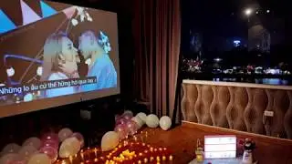 Tổ chức tỏ t&igrave;nh l&atilde;ng mạn Cafe phim view hồ X&atilde; Đ&agrave;n