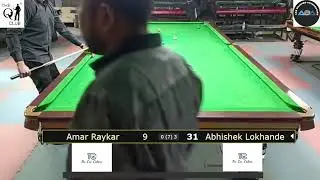 The Q Club Amateur Snooker Ranking Tournament II Amar Raykar Vs Abhishek Lokhande