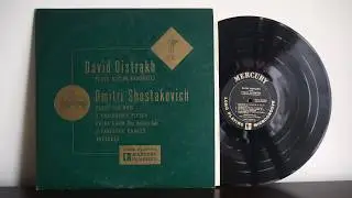 David Oistrakh Plays Violin Favorites, Dmitri Shostakovich Plays (1950) Mercury MG 10035