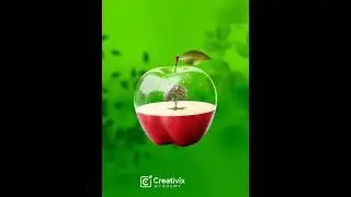 Transparent Fruit effect 2 #designtutorial
