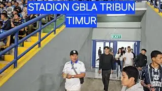 STADION GBLA DITRIBUN TIMUR BAGUS BANGET UDAH KAYAK DALAM MALL