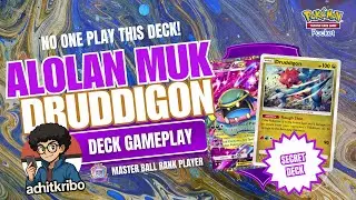 How To Play Alolan Muk Ex x Druddigon Pokemon TCG Pocket