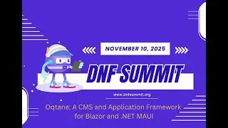 DNF Summit 2025: Oqtane: A CMS and Application Framework for Blazor and .NET MAUI with Shaun Walker