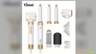 Tinsol 7 In 1 Hair Dryer Brush Brushless High Speed Hair Dryer with Diffuser Ionic Blow Dryer Hot