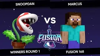 Fusion #168 - SnoopDan (Pirahna Plant) vs Marcus (Steve) - Winners Round 1