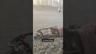 Hot air balloon crashes into power line #cnn #hotairballoon