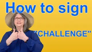 Как ставить жест &laquo;ВЫЗОВ&raquo; &mdash; ASL-слово дня &mdash; Word 240