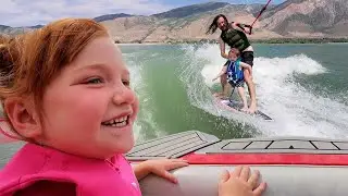 MY 34th BiRTHDAY!! Surfing with Adley & Niko!! Dads ultimate bday surprise from Jenny and friends!