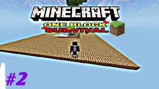 এক ব্লক থেকে বিশাল প্ল্যাটফর্ম! 😱 | One Block Survival EP 2