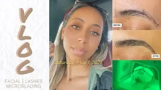 Facial, Lashes and Microblading Miami VLOG | Dezi Does It