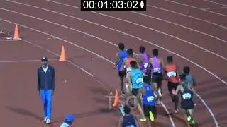 800m men heat clear finish Krishna olla 61st open national athlete championship 🏆