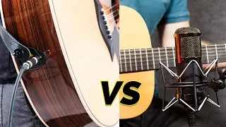 Recording Acoustic Guitar - DIRECT vs. MIC (Hindi)