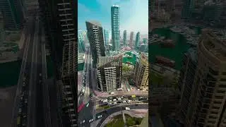 Stunning View of Dubai Marina Skyline 🌆🇦🇪