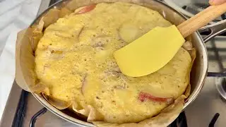 За 5 минут ПИРОГ на сковороде, который тает во рту! Быстрый и Вкусный Завтрак!