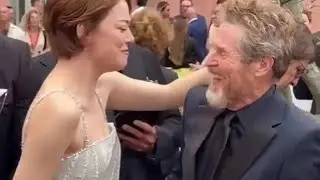 #Venezia82: Emma Stone e Willem Dafoe