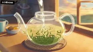 A secret haven bathed in light: Your own personal forest meditation time #asmr #anime #animation 