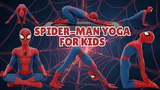 Spider-Man Morning Yoga For Kids 🕷️ | Wake Up Strong & Energized | Fun Kids Workout