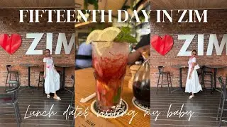 ZIM DIARIES PT15🇿🇼| LUNCH DATE| FINALLY SAW MY BABY|