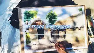 #outdoor #watercolor #painting #art #and #craft #college #artist 