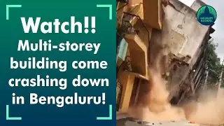 70-year-old multi storeyed building collapse in Bengaluru; no casualty!