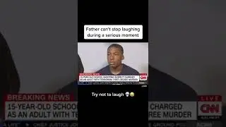 Father can't stop laughing during serious moment (Try not to Laugh) #funny #shorts #tiktok #viral